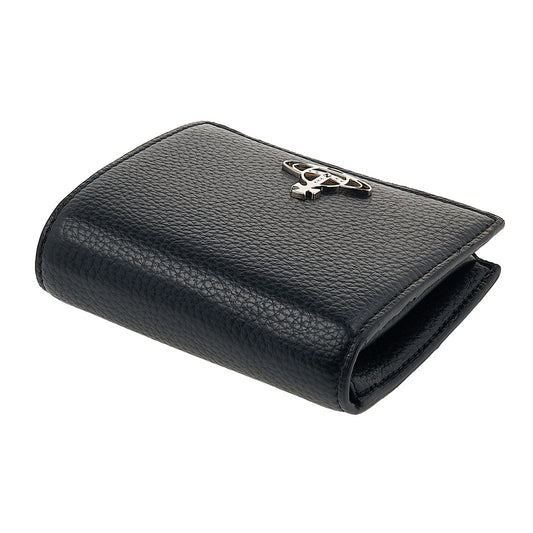 chi tiết VIVIENNE WESTWOOD ORB VEGAN GRAIN FOLDING WALLET 51010024U-S000D-N403