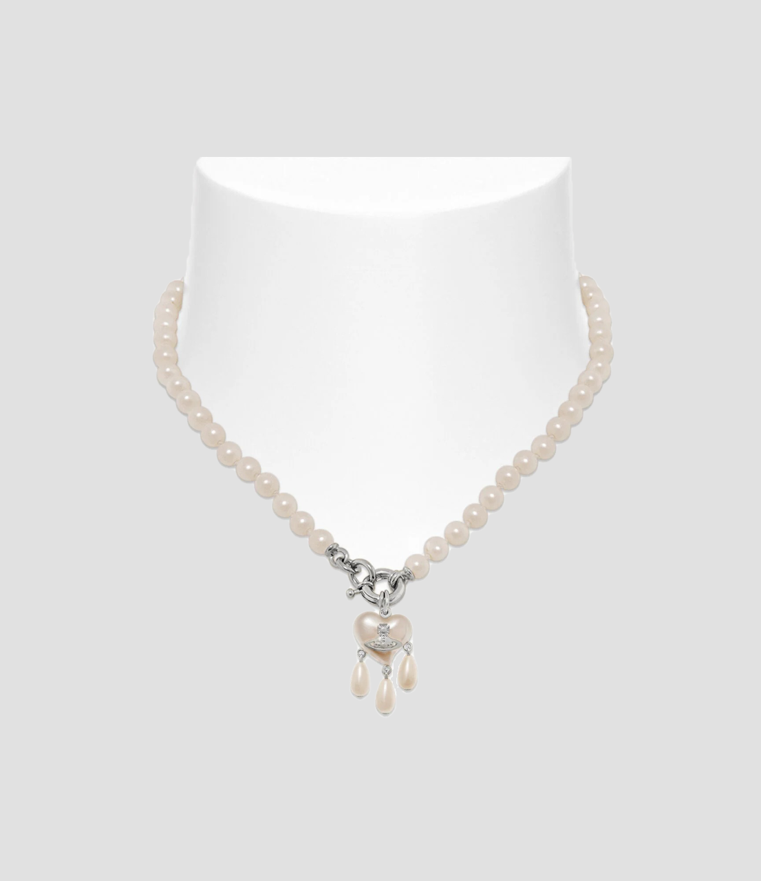 Vivienne Westwood Sheryl Pearl Necklace Silver 6301012B-02P103