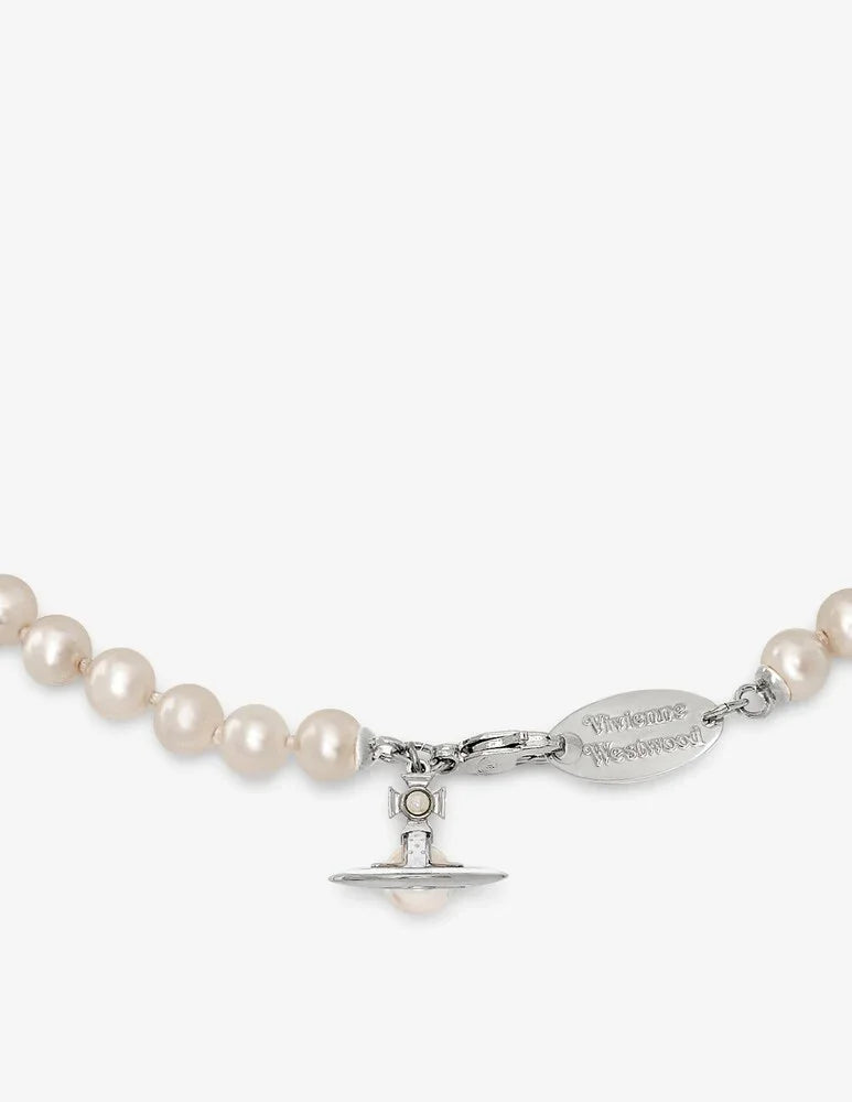 chi tiết VIVIENNE WESTWOOD SIMONETTA PEARL NECKLACE PLATINUM 63010085-02P113-CN