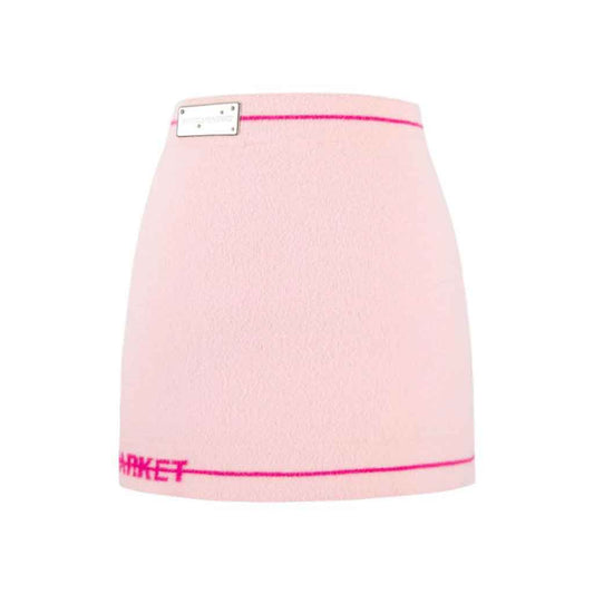 weird market basic knit dress pink blank room