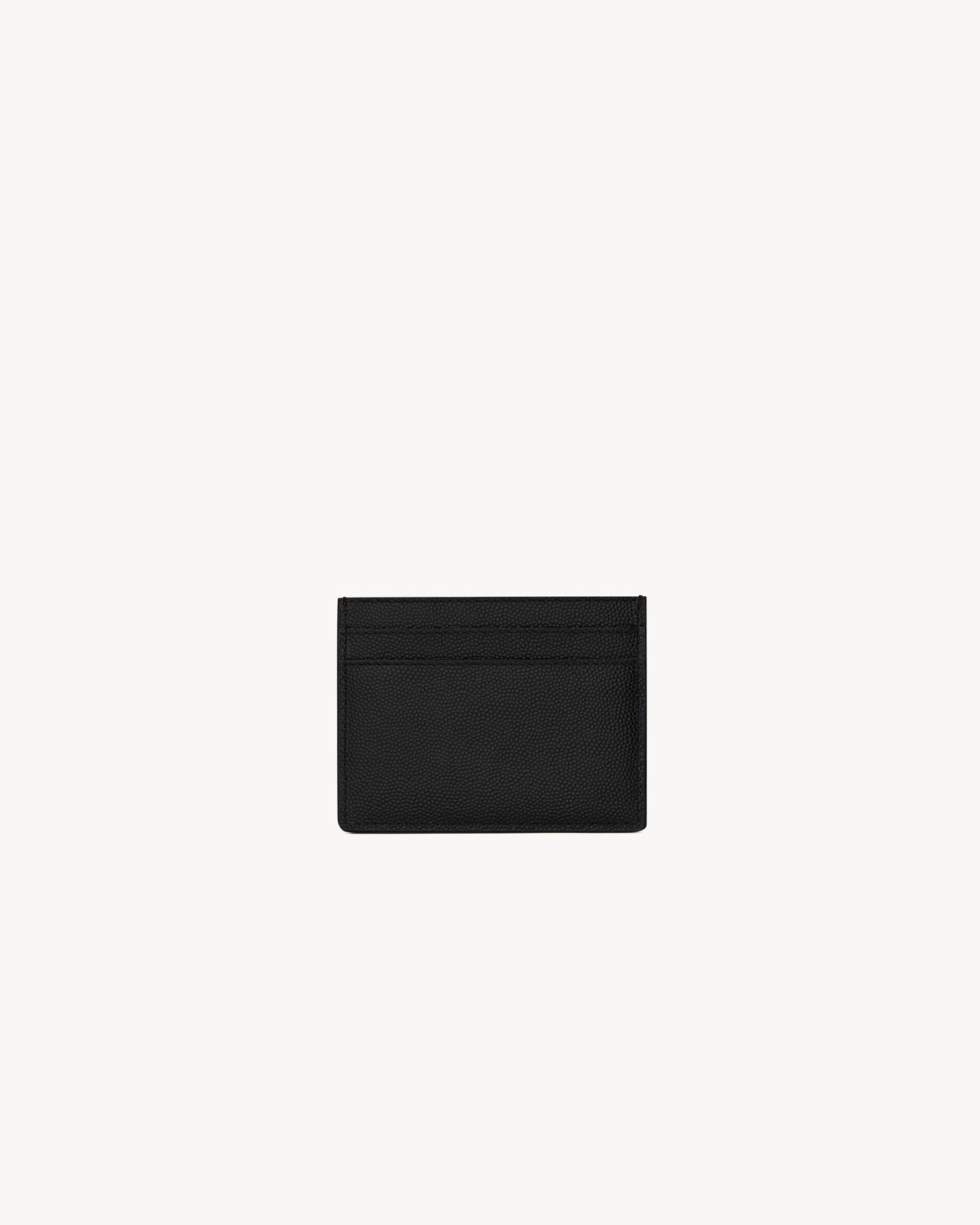 mặt sau ví SAINT LAURENT PARIS CREDIT CARD CASE IN GRAIN DE POUDRE EMBOSSED LEATHER 375946BTY0N1000