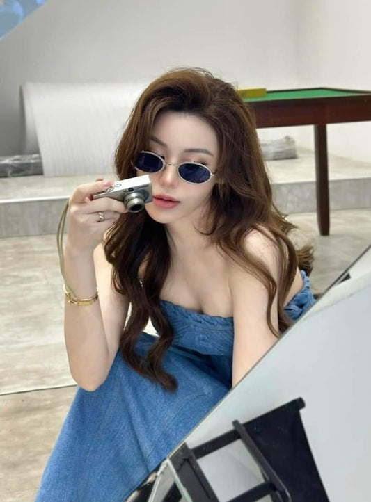 SAINT DE PARIS - THE TOURIST SILVER SUNGLASSES