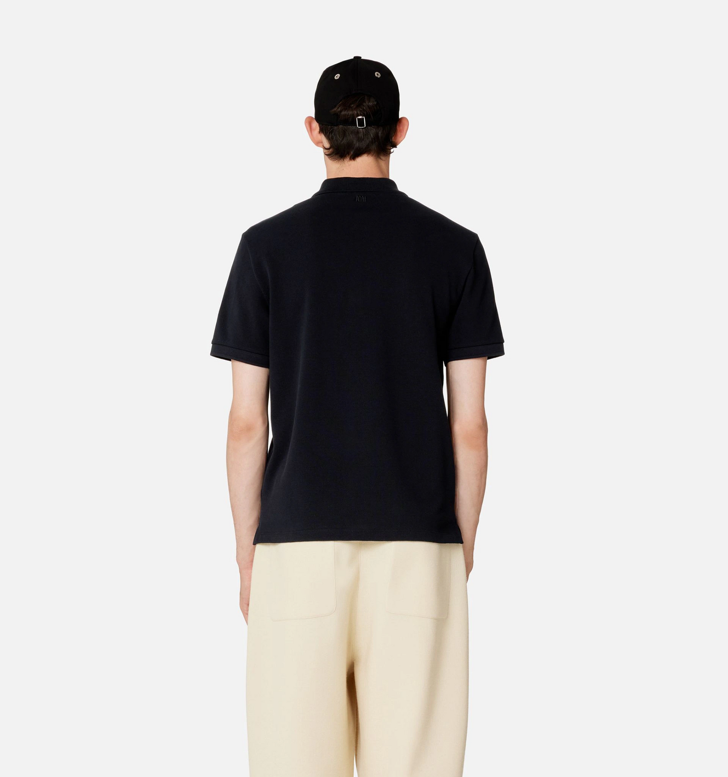 Ami De Coeur Black Polo Shirt