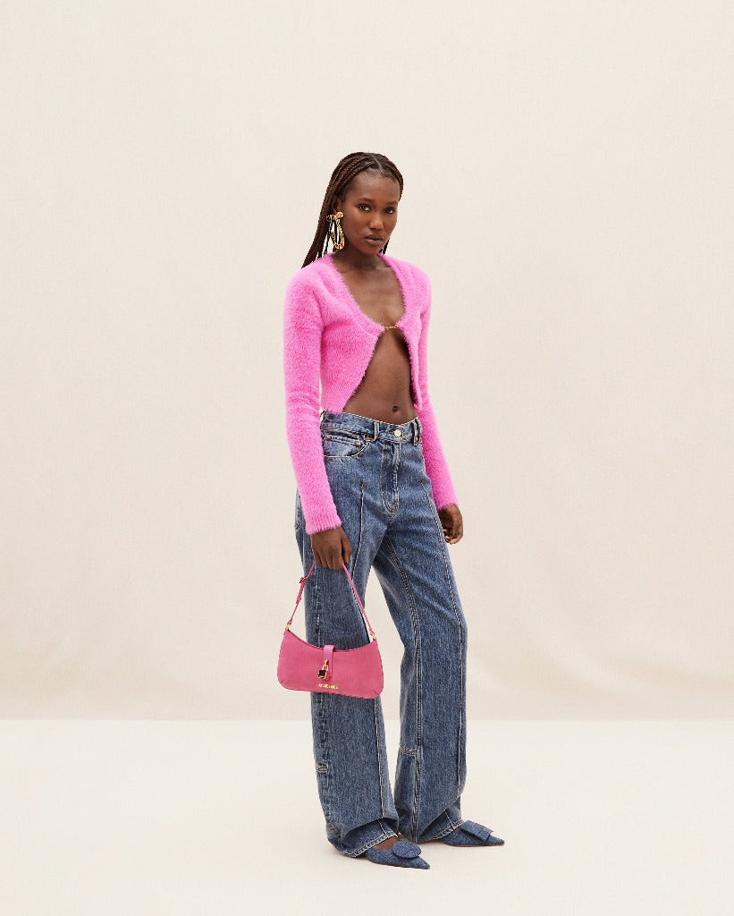 JACQUEMUS LA MAILLE NEVE MANCHES PINK