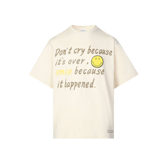 13DE MARZO PALDA BEAR VELCRO PATCH T-SHIRT CREAM