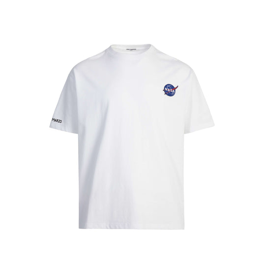 13DE MARZO ASTRONAUT TEDDY BEAR T-SHIRT WHITE