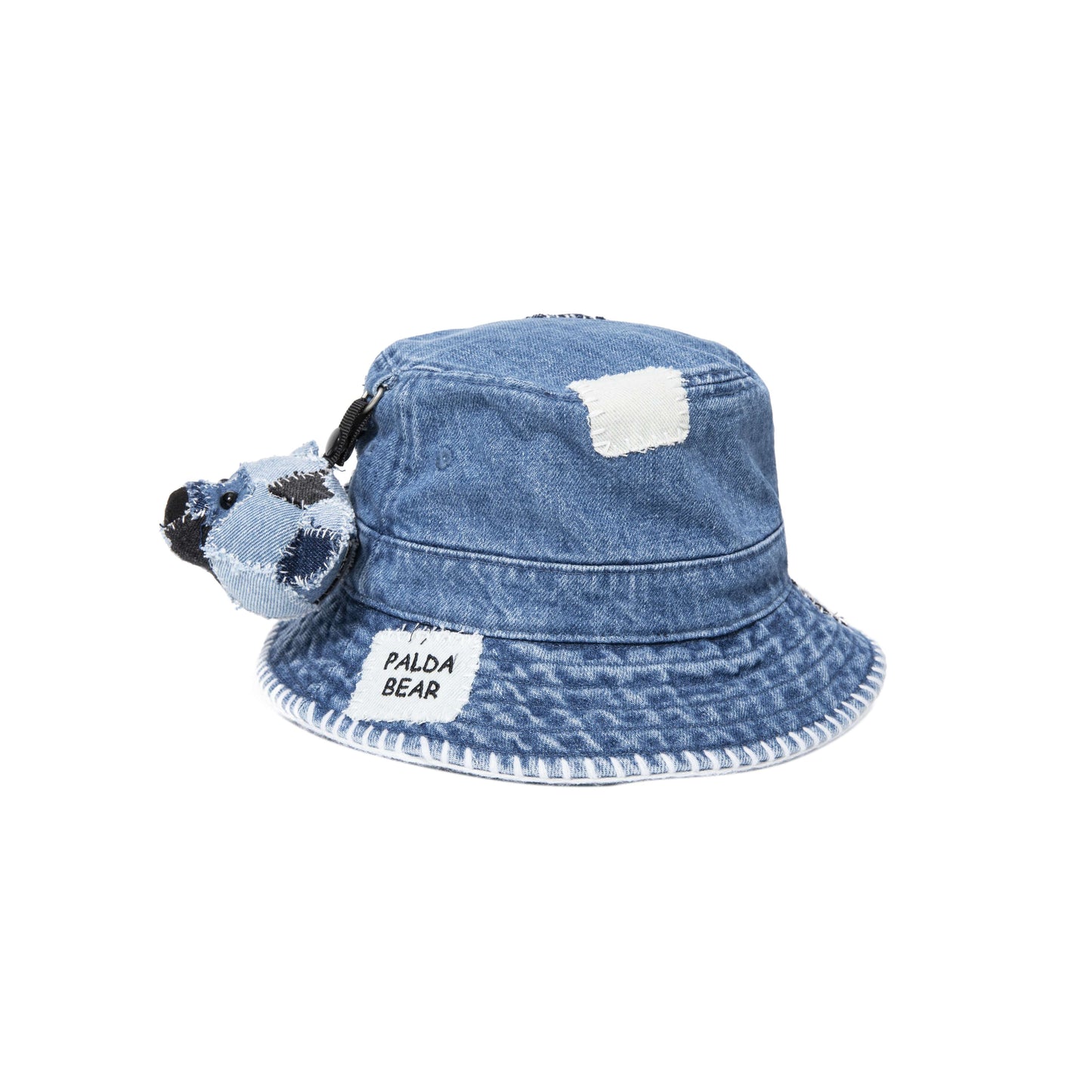 13De Marzo Palda Bear Denim Bucket Hat