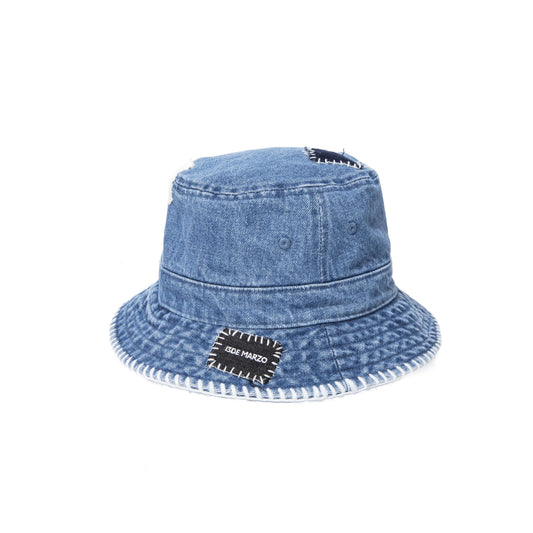 13De Marzo Palda Bear Denim Bucket Hat
