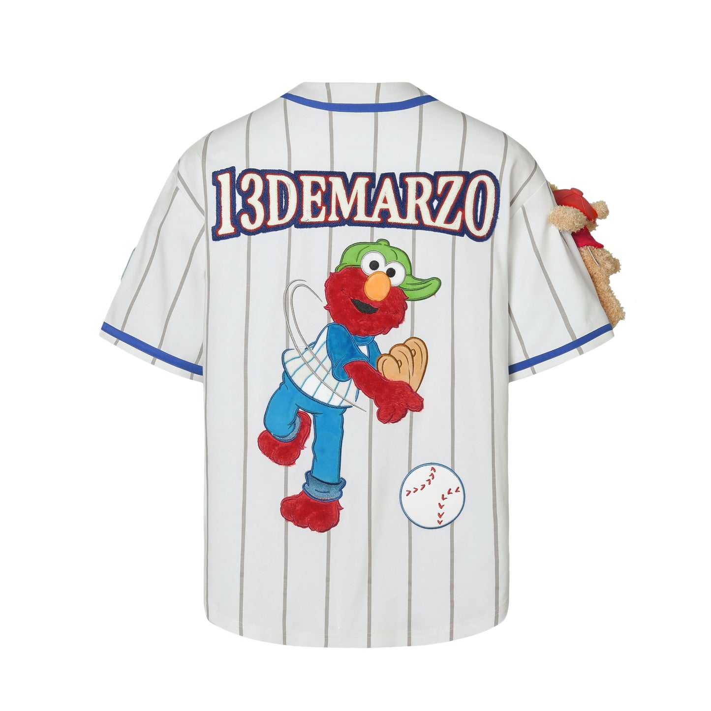 13DE MARZO ELMO BASEBALL SHIRT WHITE