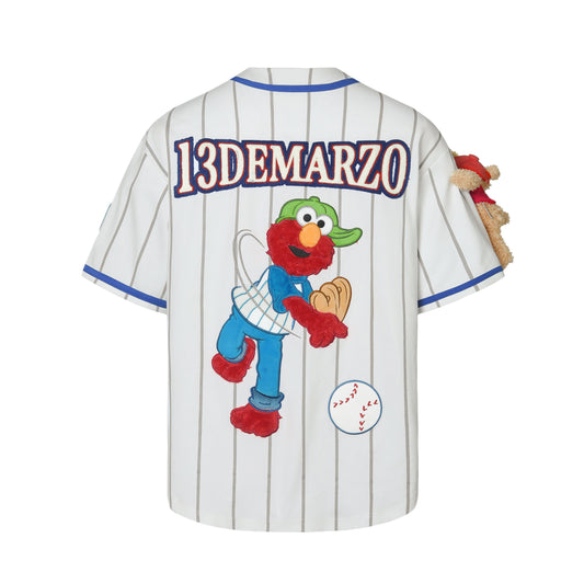 13DE MARZO ELMO BASEBALL SHIRT WHITE