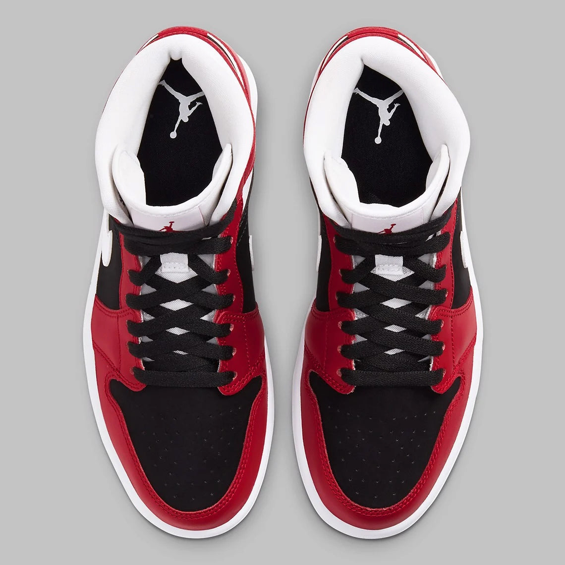 NIKE AIR JORDAN 1 MID 'GYM RED BLACK'