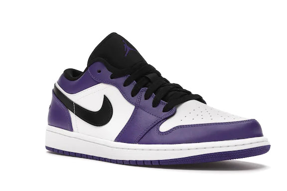 JORDAN 1 LOW COURT PURPLE WHITE