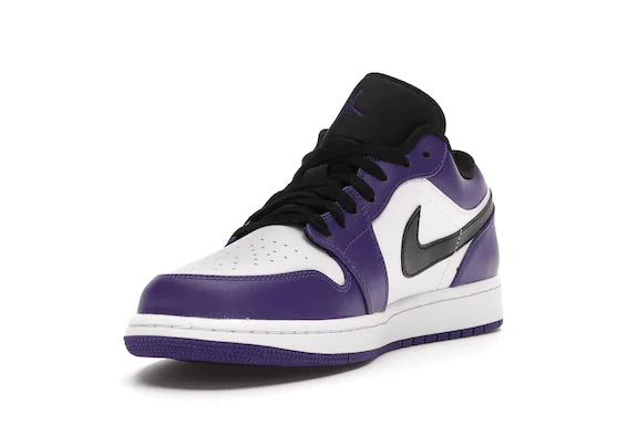 JORDAN 1 LOW COURT PURPLE WHITE
