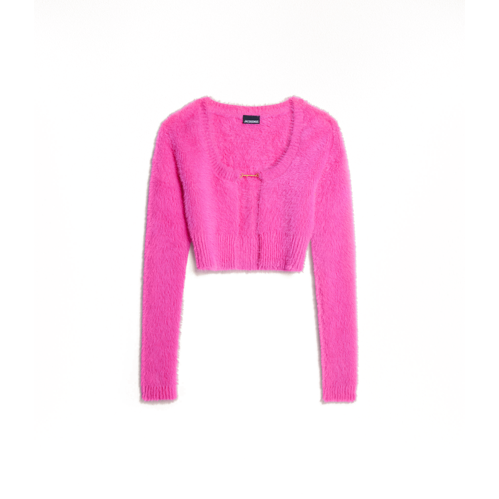 JACQUEMUS LA MAILLE NEVE MANCHES PINK