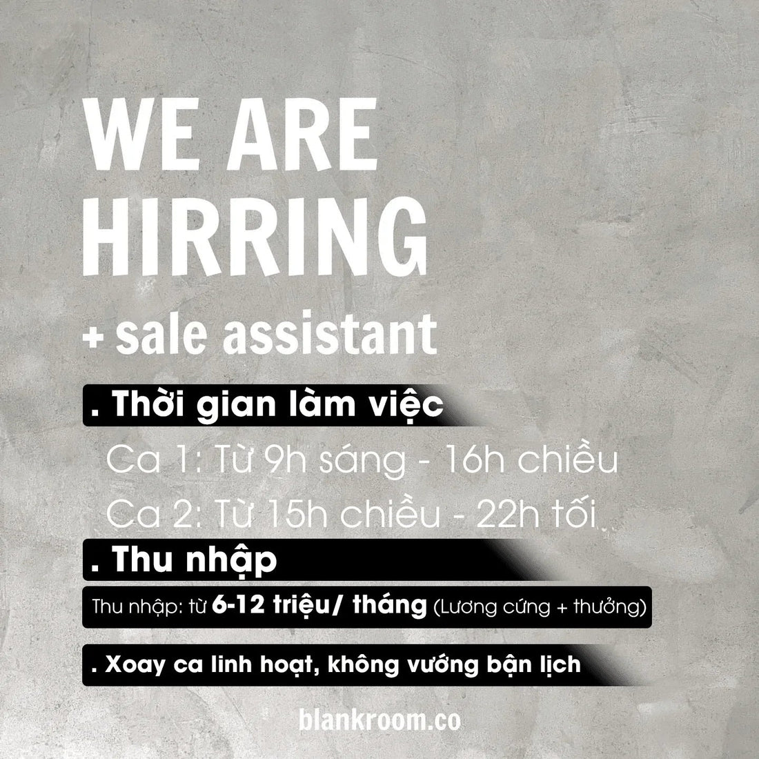 BLANK ROOM TÌM ĐỒNG ĐỘI - Blank Room