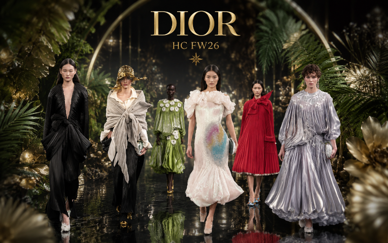 Dior Haute Couture Thu Đông 2026: Sức Sống Điêu Khắc Đầy Nghệ Thuật Của Jonathan Anderson