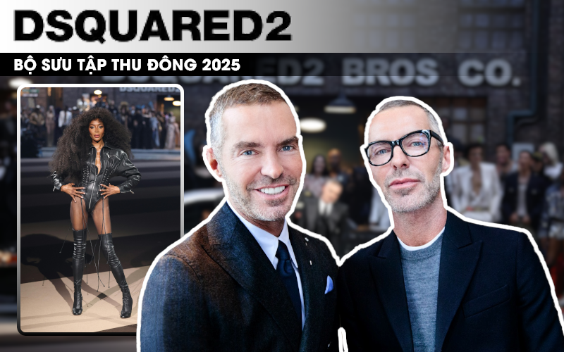 Dsquared2 Thu Đông 2025: Hành Trình 30 Năm Nổi Loạn