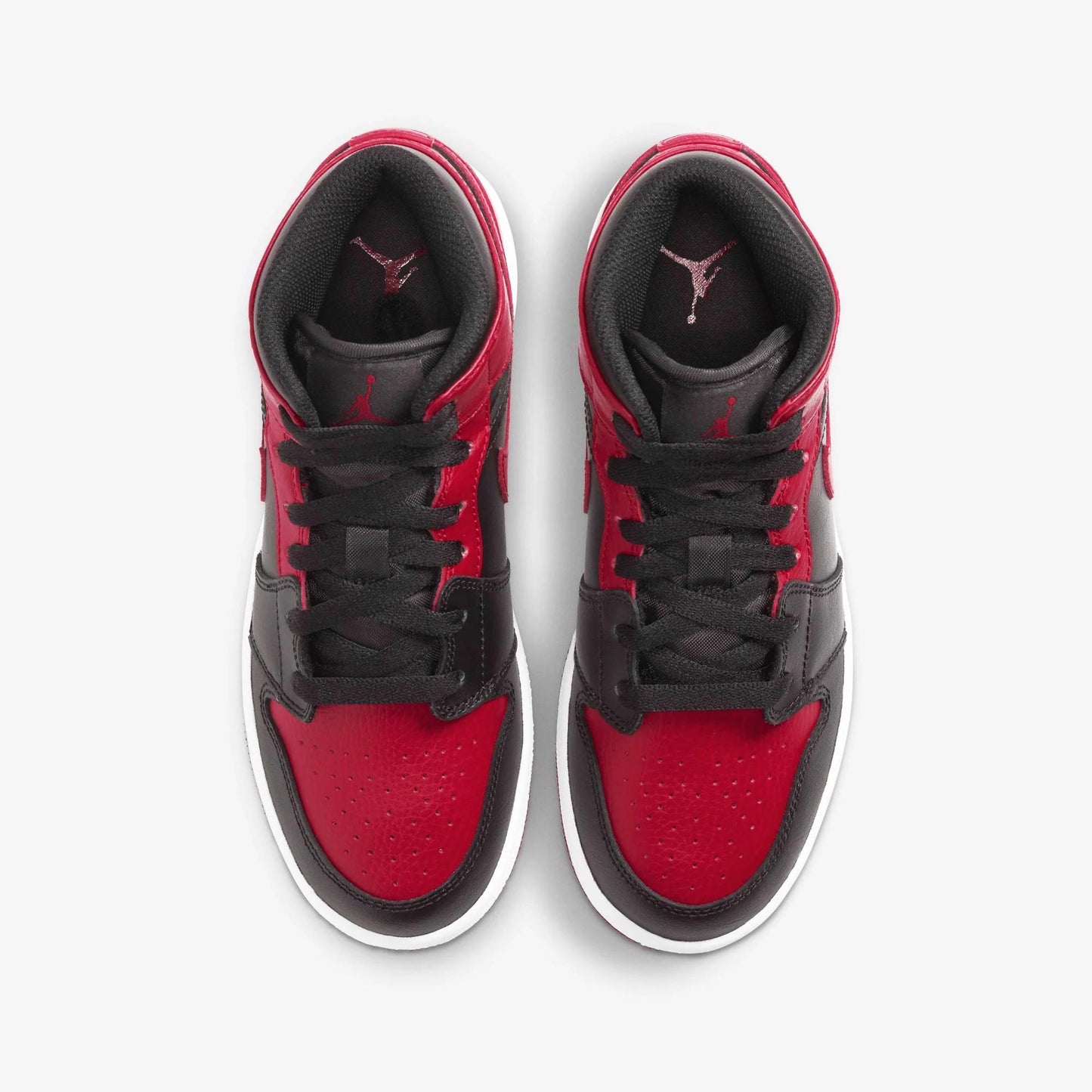 NIKE AIR JORDAN 1 MID GS - BLACK/RED