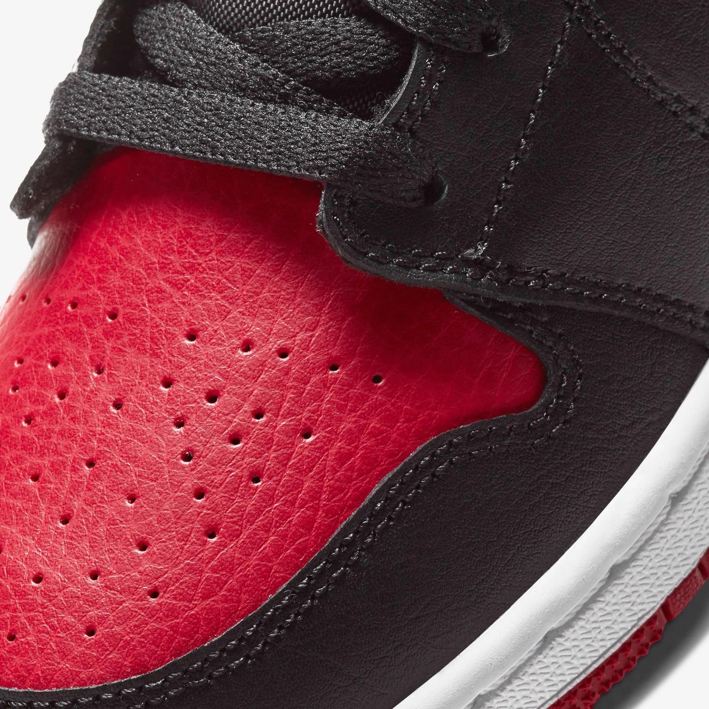 NIKE AIR JORDAN 1 MID GS - BLACK/RED