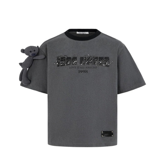 13DE MARZO T-SHIRT DENIM RIVET GREY BLANKROOM