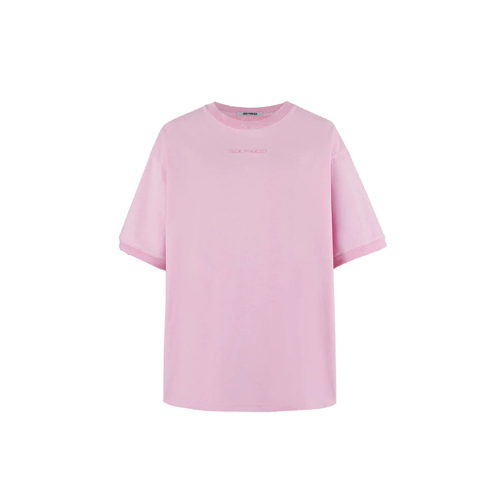 13DE MARZO BEAR T-SHIRT EMBOSSMENT PINK blankroom