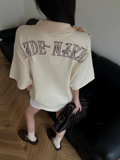 13DE MARZO T-SHIRT KNIT BEIGE BLANKROOM