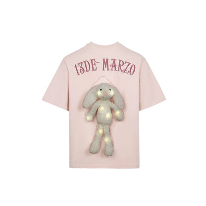 13DE MARZO T-SHIRT LUMINOUS DOOZO PINK BLANKROOM