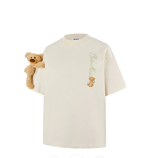 13De Marrzo T-Shirt Macaron Beige BlankRoom