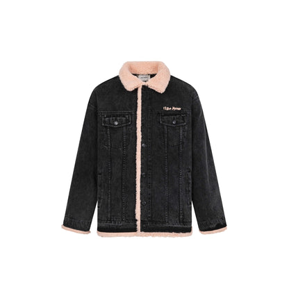 13De Marzo Jacket Denim Fleece Black BlankRoom