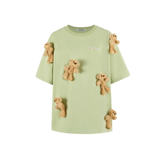 13De Marzo Mini Bear Doozoo Tee Green BlankRoom