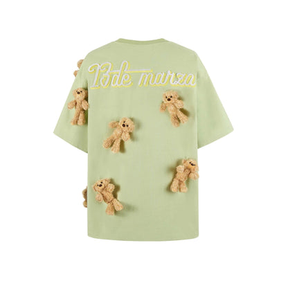 13De Marzo Mini Bear Doozoo Tee Green BlankRoom