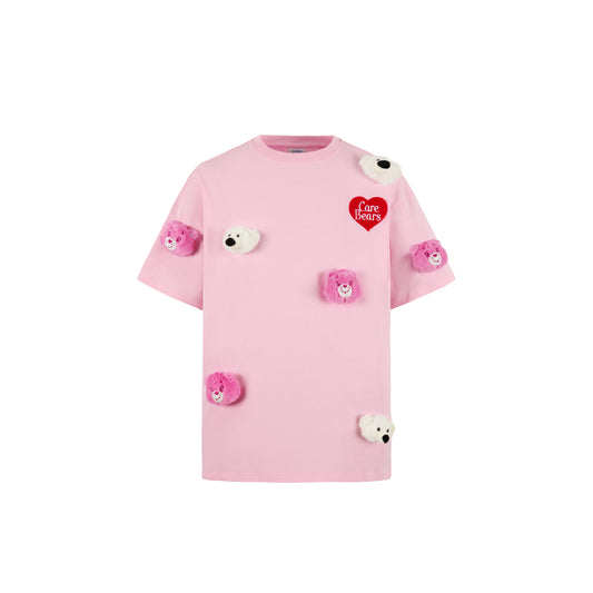 13De Marzo T-Shirt Care Bears Pink BlankRoom  