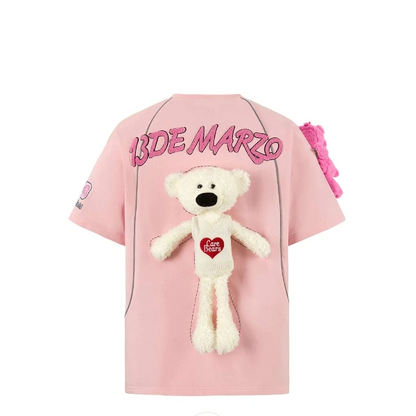 13De Marzo T-Shirt Hug Squad Pink BlankRoom 