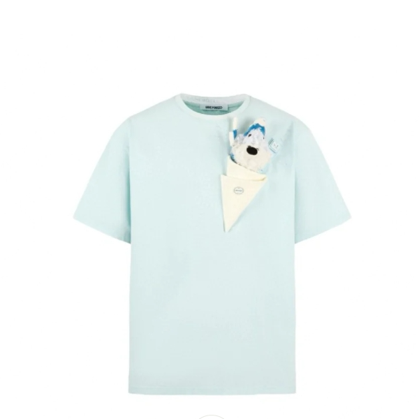 13De Marzo T-Shirt Ice Cream Blue BlankRoom