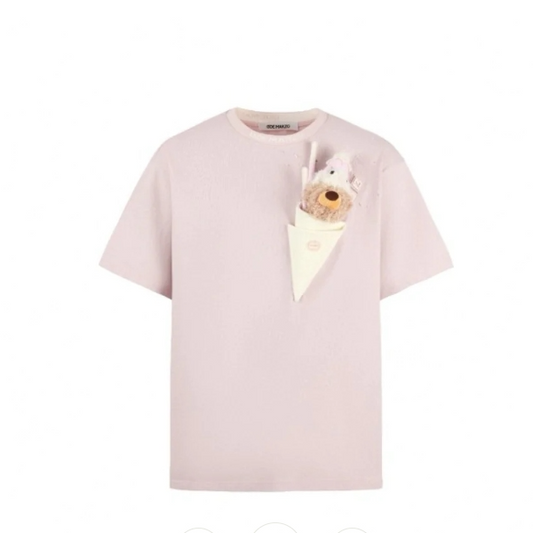 13De Marzo T-Shirt Ice Cream Pink BlankRoom