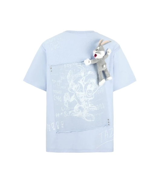 13De Marzo T-shirt Bugs Bunny Blue BlankRoom