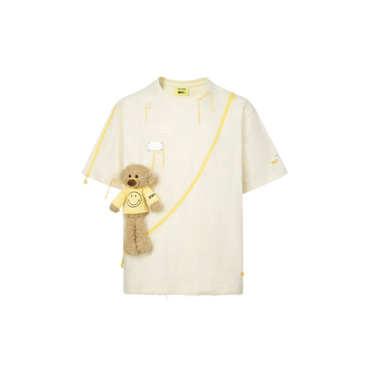 13De Marzo X Smiley Plush Bear Broken Suture Tee BlankRoom