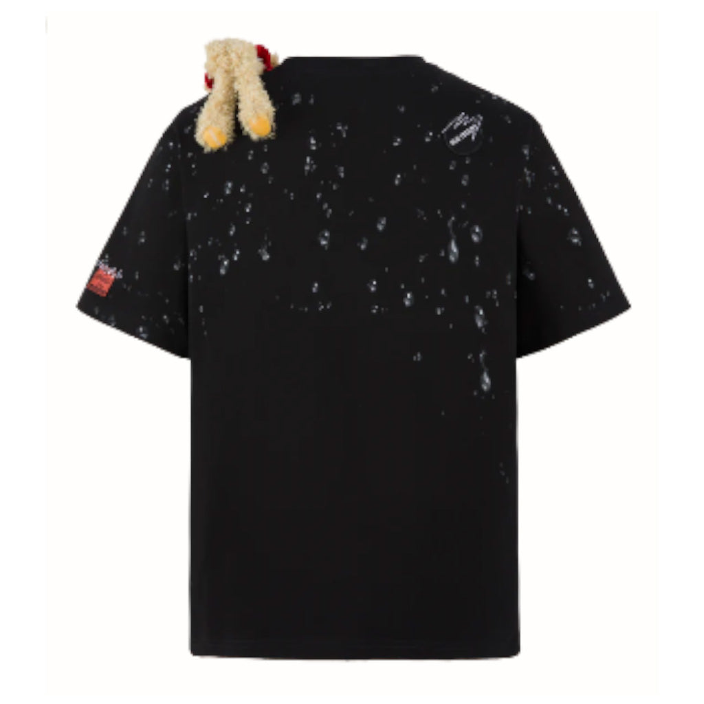 13de marzo coca-cola bear water drop t-shirt black blank room