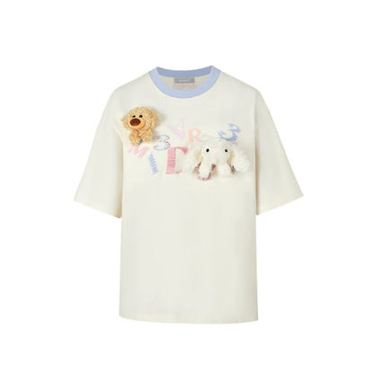 13De Marzo Doozoo Crayon Logo T-Shirt White