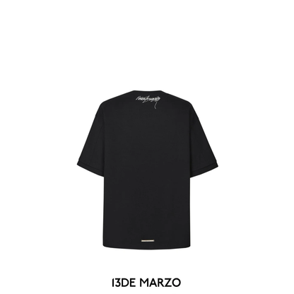 Áo thun T-Shirt 13De Marzo Maze Suture Logo Tee Black