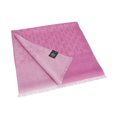 khăn GUCCI SCARF PINK (45x180cm) 165904 3G646 5872 chữ nhật Authentic sẵn tại BlankRoom Hà Nội, Việt Nam.