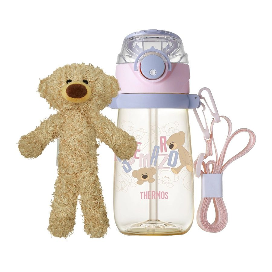 13De Marzo Bear Straw Cup Pink FR24Q88120050 480ml hàng hiệu chính hãng Authentic có tại Blankroom Hà Nội, Việt Nam.