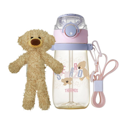 13De Marzo Bear Straw Cup Pink FR24Q88120050 480ml hàng hiệu chính hãng Authentic có tại Blankroom Hà Nội, Việt Nam.