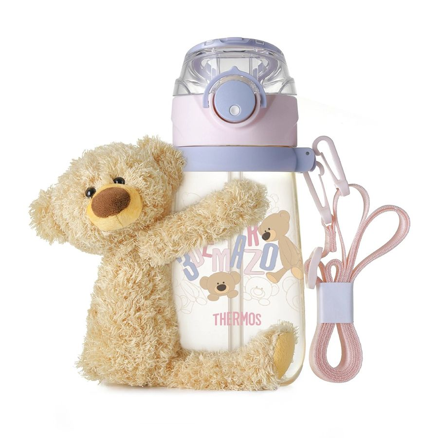 13De Marzo Bear Straw Cup Pink FR24Q88120050 480ml hàng hiệu chính hãng Authentic có tại Blankroom Hà Nội, Việt Nam.