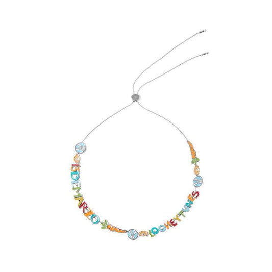 13De Marzo Colorful Logo Letter Necklace