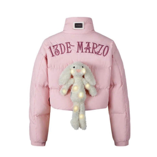 13DE MARZO Doozoo Luminous Down Jacket Pink