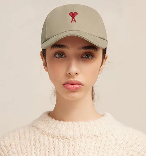 AMI DE COEUR EMBROIDERY CAP BEIGE BlankRoom