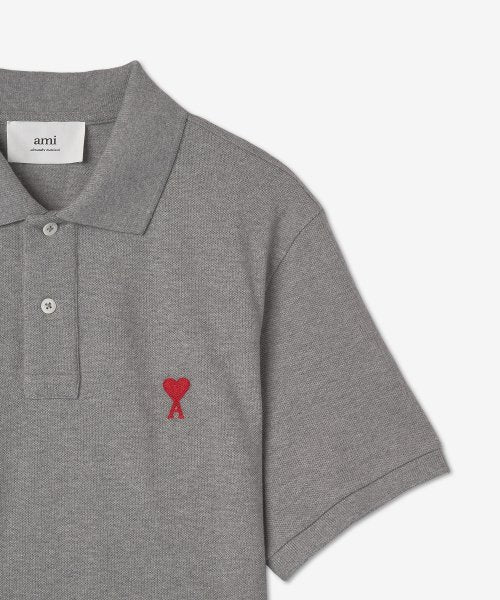 AMI DE COEUR GREY POLO SHIRT