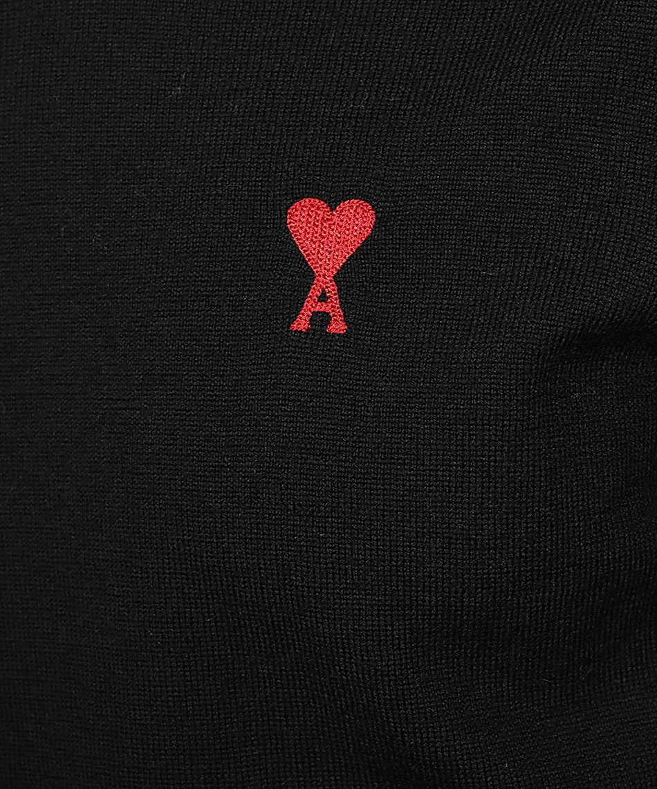 Ami De Coeur Black Small Logo Knit Sweater