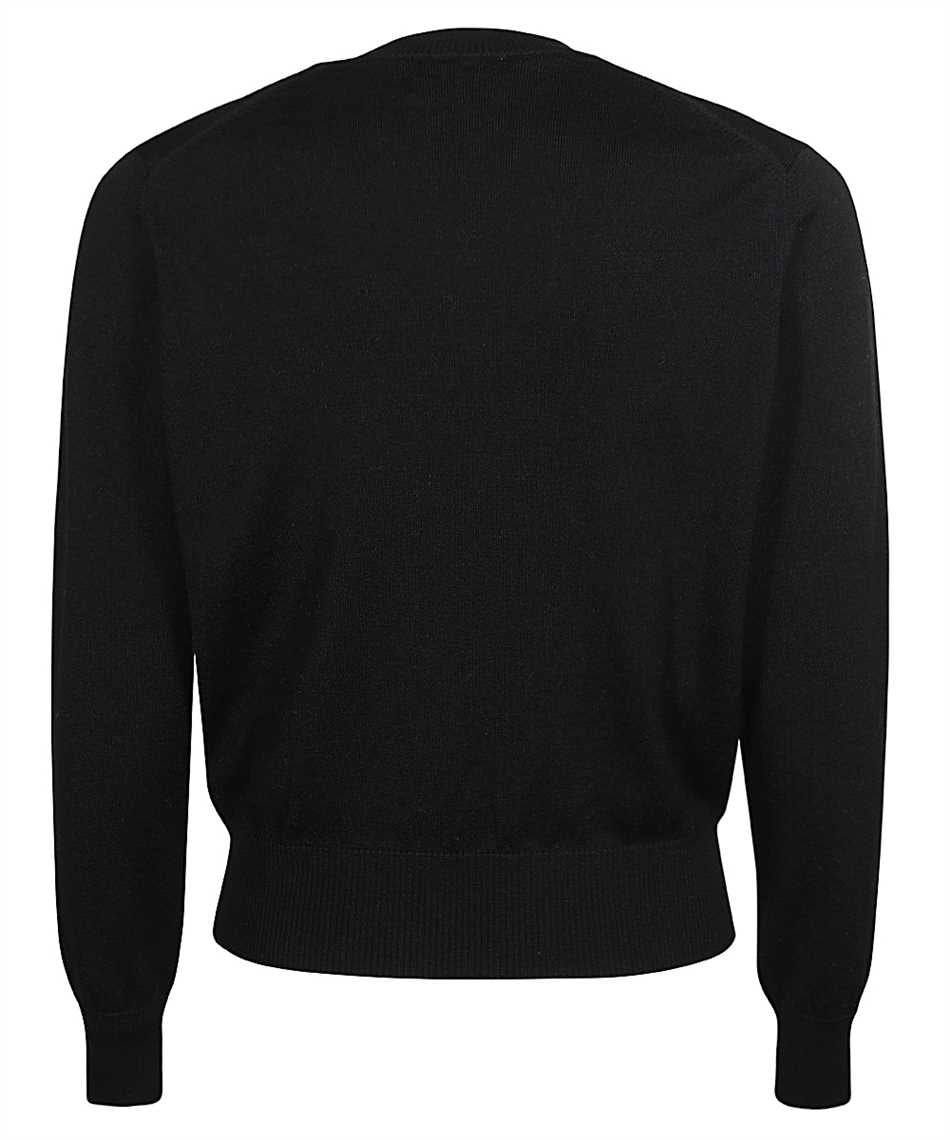 Ami De Coeur Black Small Logo Knit Sweater